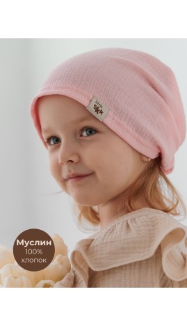 SS-2501 косынка муслиновая, розовый